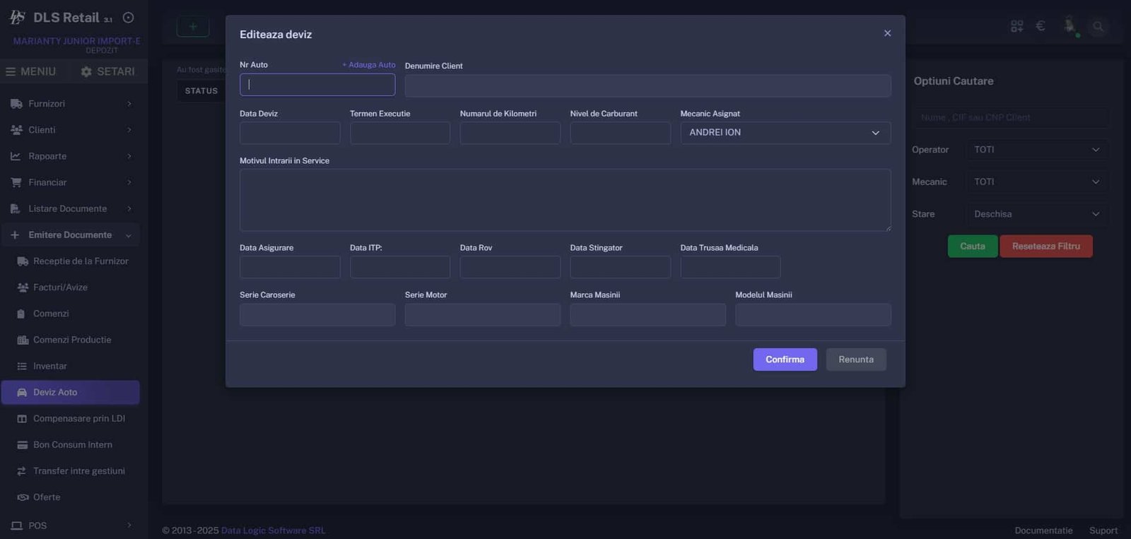 Program Gestiune Service Auto Basic Licenta Anuala - imagine 3
