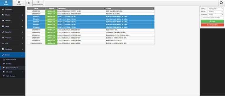 urmarire serii casa de marcat soft gestiune service case de marcat