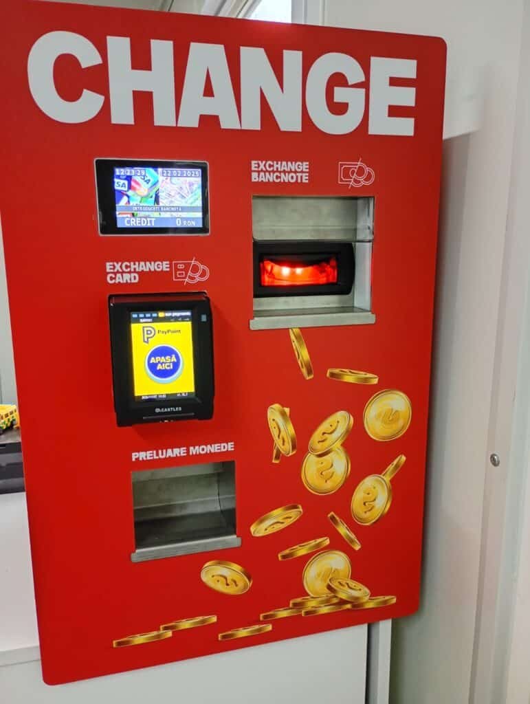 Changer sau schimbator jetoane cu protocol MDB Fiscalizare CASH si CARD