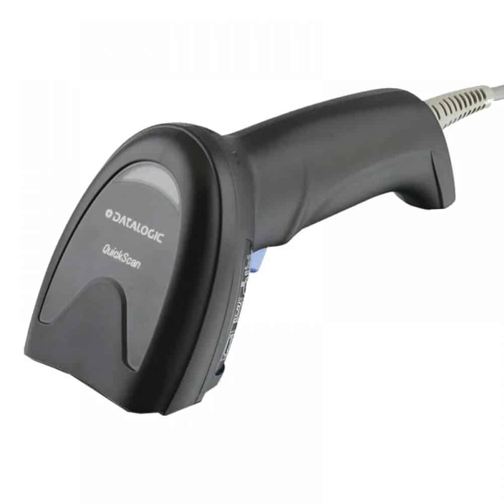 Cititor coduri de bare Datalogic QuickScan QD2220 1D Imager USB cu stand - imagine 2