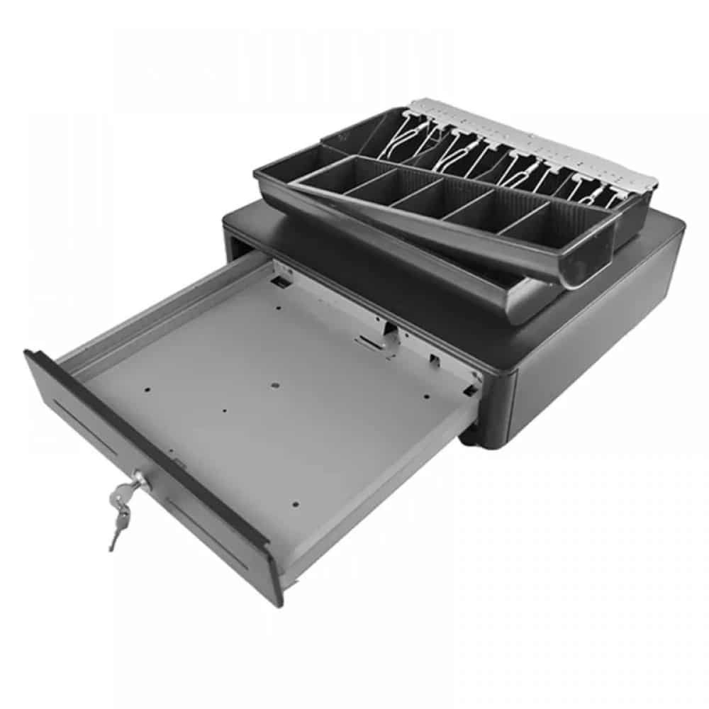 Sertar de bani ACD-330 AR 4B-5M 6V negru Sină Metalica - imagine 4