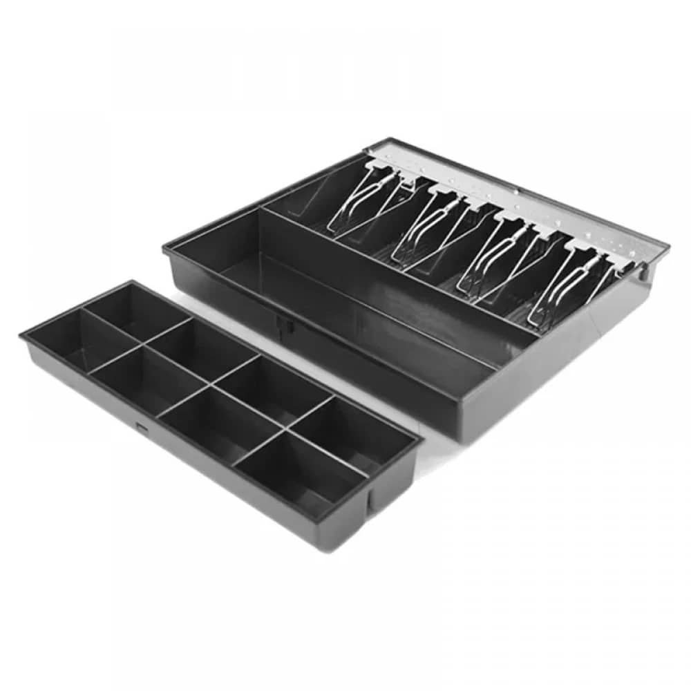 Sertar de bani ACD-410A 5B/8M 6V negru Sina Metalica - imagine 2