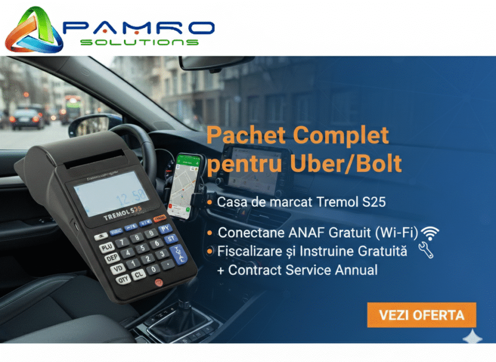 Pachet complet casa de marcat pentru Uber-Bolt