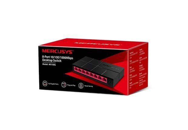 SWITCH MERCUSYS GIGABIT 8 PORT MS108G - imagine 3
