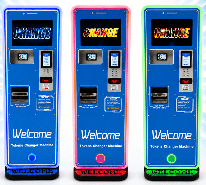 Changer sau schimbator jetoane cu protocol MDB Fiscalizare CASH +CARD + Display Reclame